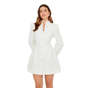 Women's Stylish Trench-Style Blazer