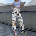 Autumn-Inspired Women's Printed Trousers