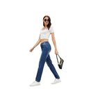 Vintage-Style Straight-Cut Women's Jeans