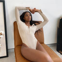 Chic Women's Long-Sleeve Bodysuit