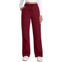Women's Relaxed Fit Trousers with Elastic Waistband