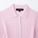 Chic Ribbed Knit Blouse for Women