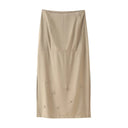 Floral Embellished Midi Skirt for Women