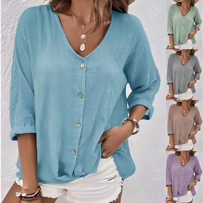 Ladies' Stylish Button-Up Blouse