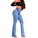 Flattering High-Waisted Bootcut Jeans for Women