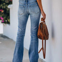 Chic High-Waisted Flared Jeans for Women
