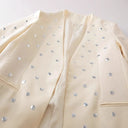 Sequined Women's Blazer Jacket for Stylish Chic