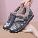 Charming Floral Design Women's House Slippers