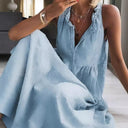 Romantic Ruffle Maxi Dress for Women