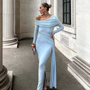 Chic Women's Evening Dress with Elegant Fit