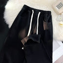 Women’s Denim Trousers with Elastic Waist & Pockets