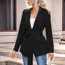 Chic Ladies Blazer with Stylish Belt