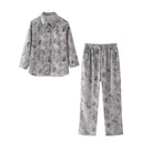 Stylish Printed Women's Trousers with Elastic Waist