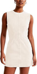 Chic Women's Denim Dress with Modern Silhouette