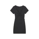 Stylish Women's Knotted Bodycon Mini Dress