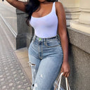 High Waist Distressed Women's Denim Jeans
