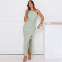 Asymmetrical Ruffle Maxi Dress for Women