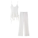 Floral Lace Palazzo Pants for Women