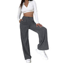 Chic Women's Corduroy Wide-Leg Pants