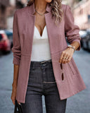Chic Houndstooth Blazer for Women