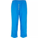Chic Women's Leisure Pants with Decorative Buttons