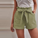 Chic Solid Cotton Shorts for Everyday Wear