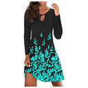 Floral V-Neck Women's Dress for Effortless Style