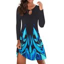 Floral V-Neck Women's Dress for Effortless Style