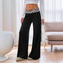 Chic Women's Leisure Pants with Trendy Waistband