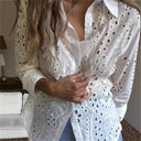 Chic Cut-Out Blouse for Women