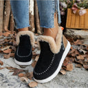 Women's Fleece Slippers with Cozy Lining and Non-Slip Sole