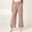 Chic Women's Side Button Leisure Pants
