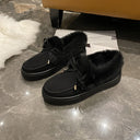 Chic Women's Slippers with Plush Lining
