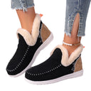 Women's Fleece-Lined Non-Slip Slippers for Cozy Comfort
