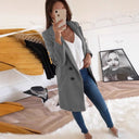 Double Button Women's Blazer - Chic Style