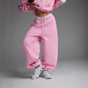 Women's Trendy Baggy Pants with Drawstring Waist