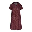 Chic Polo Collar Women's Shirt Dress in Airy Fabric