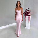 Chic Long Sleeve Maxi Dress for Women with Adjustable Straps
