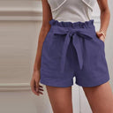 Chic Solid Cotton Shorts for Everyday Wear