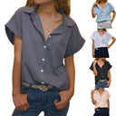 Chic Short Sleeve Blouse for Women