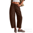Chic Palazzo Pants with Side Pockets for Women