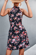Floral Halter Dress with Chic Design
