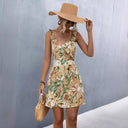 Chic Floral Spaghetti Strap Dress for Women