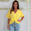 Ruching Detail Women’s Blouse for Everyday Style