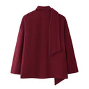 Stylish Women's Blazer Jacket with Scarf