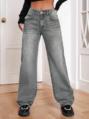 High-Waist Women's Jeans with Vintage Appeal