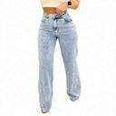 High-Waisted Women's Jeans in Trendy Washes