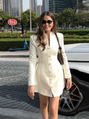 Women's Stylish Trench-Style Blazer