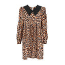 Chic Women's Animal Print Dress