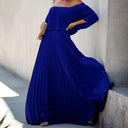 Off-Shoulder Asymmetrical Maxi Dress for Women